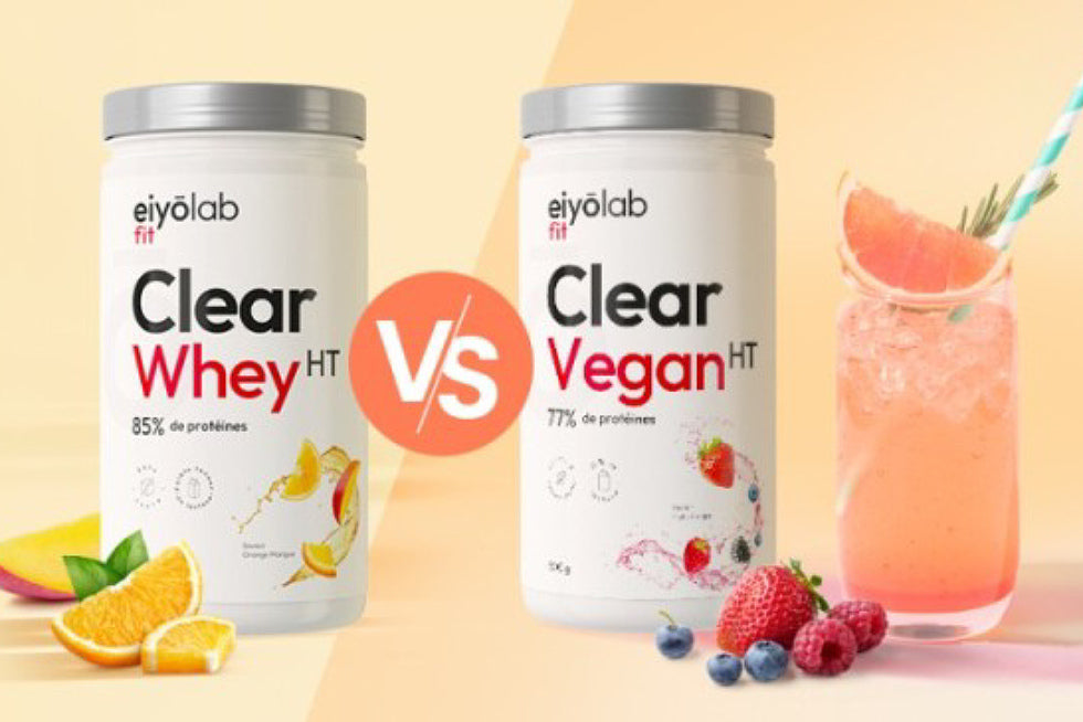 Clear whey vs Clear Vegan, laquelle choisir ?
