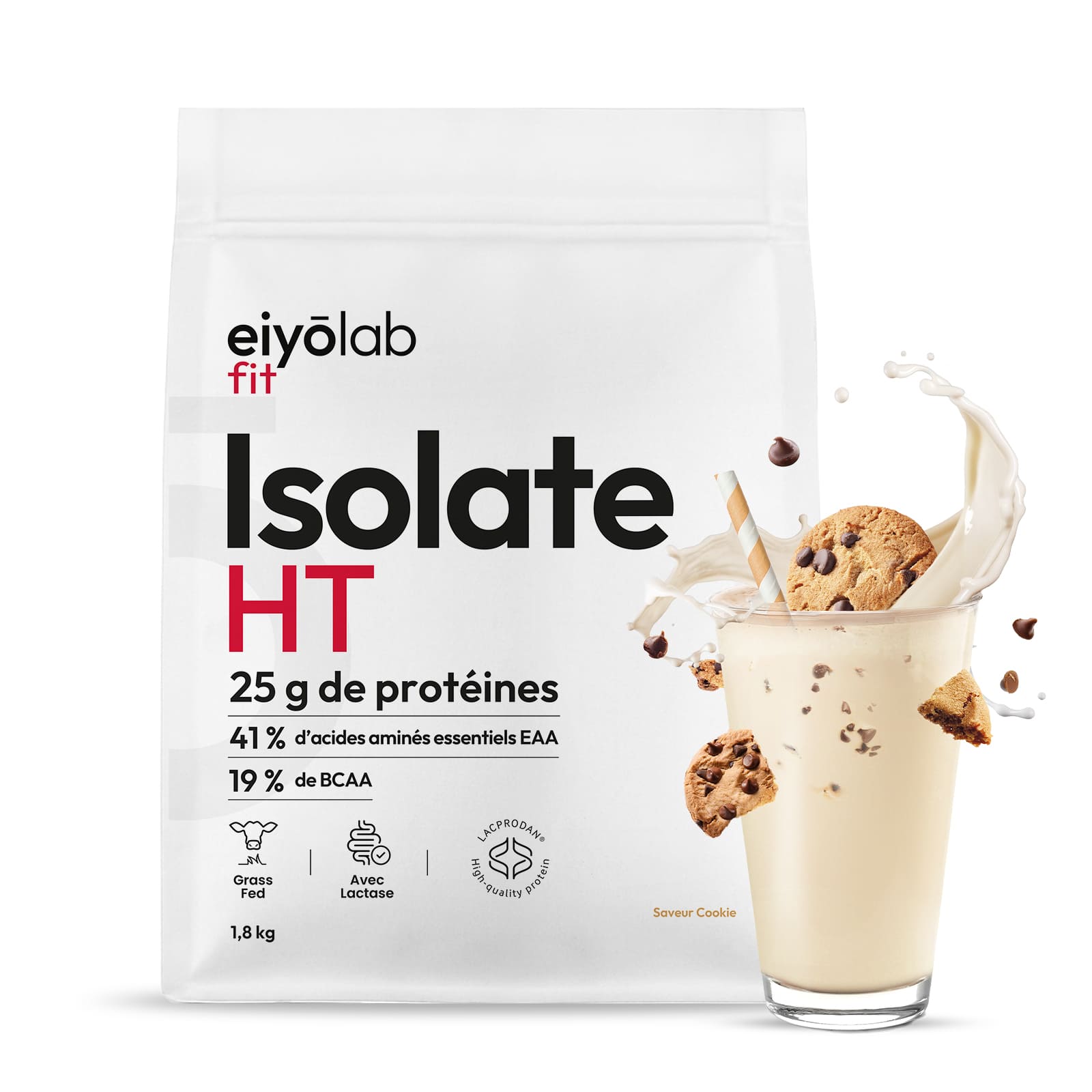 #Conditionnement_Doypack de 1,8kg,#Saveur_Cookie