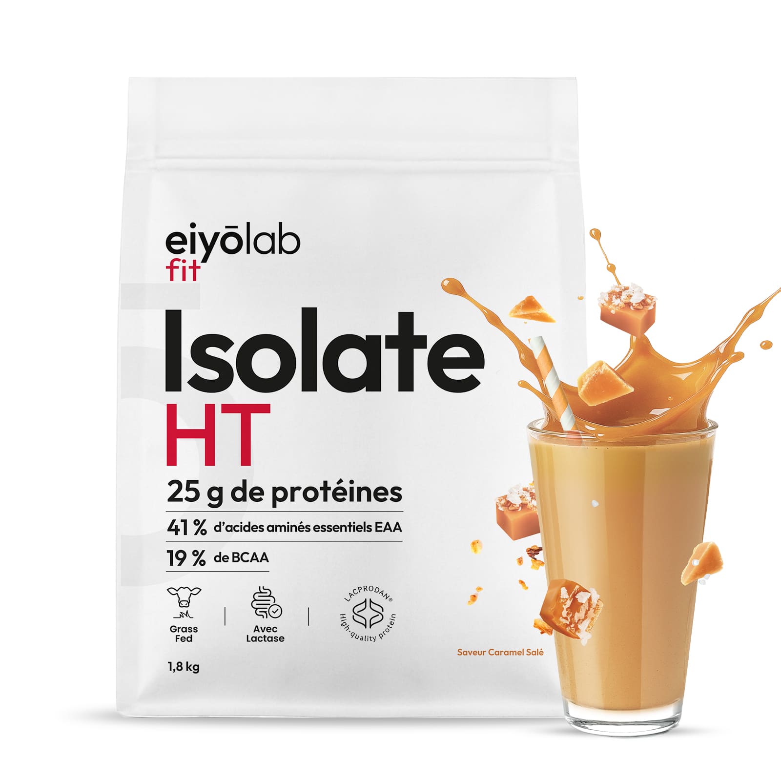 #Conditionnement_Doypack de 1,8kg,#Saveur_Caramelsale