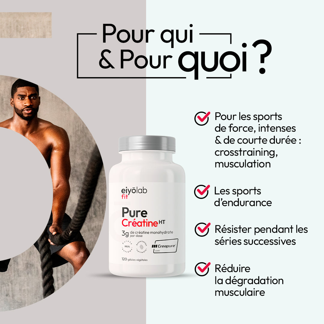 Pure créatine HT gélules