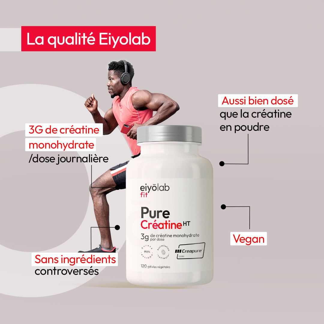 Pure créatine HT gélules