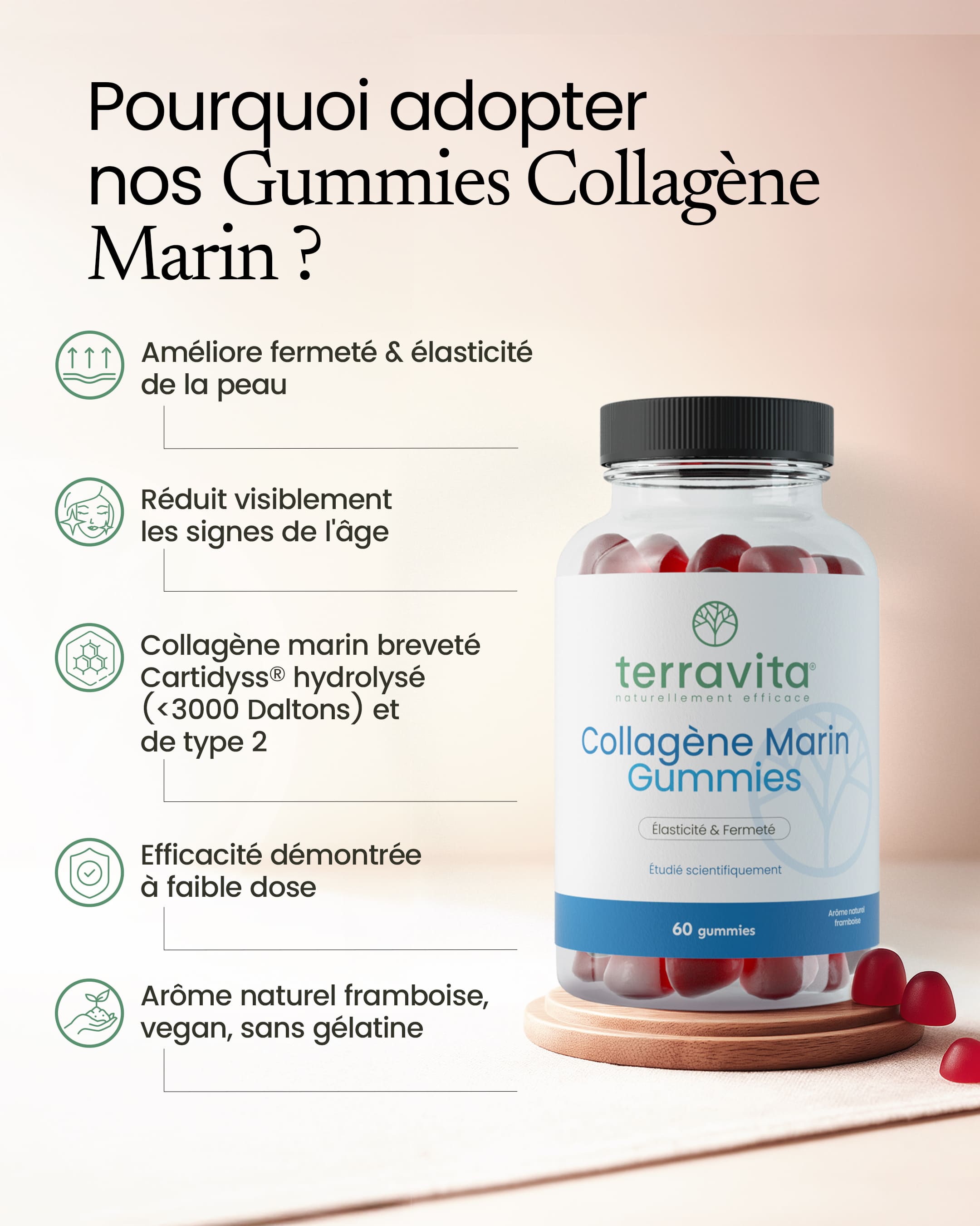 Collagène marin gummies