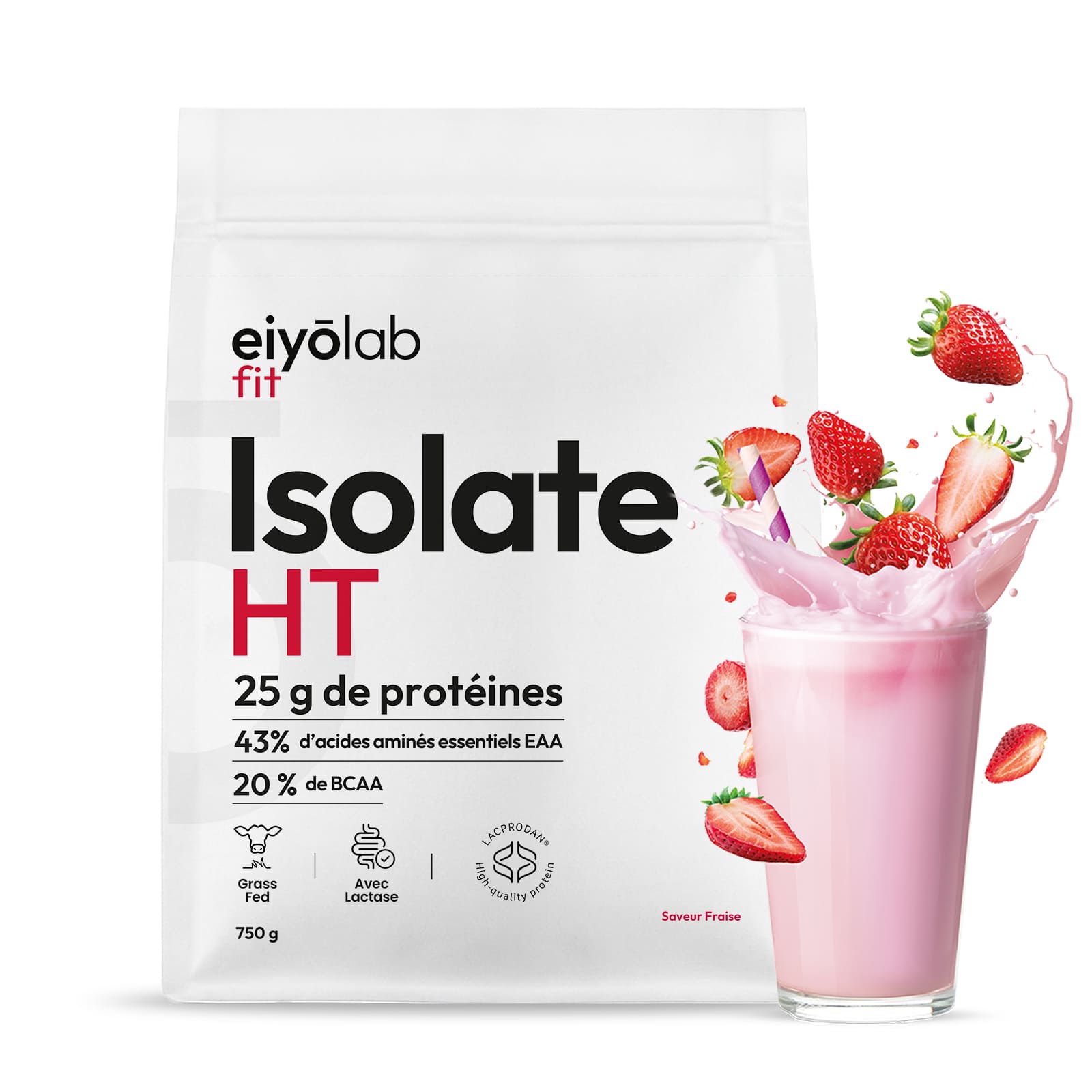 #Conditionnement_Doypack de 750g,#Saveur_Fraise