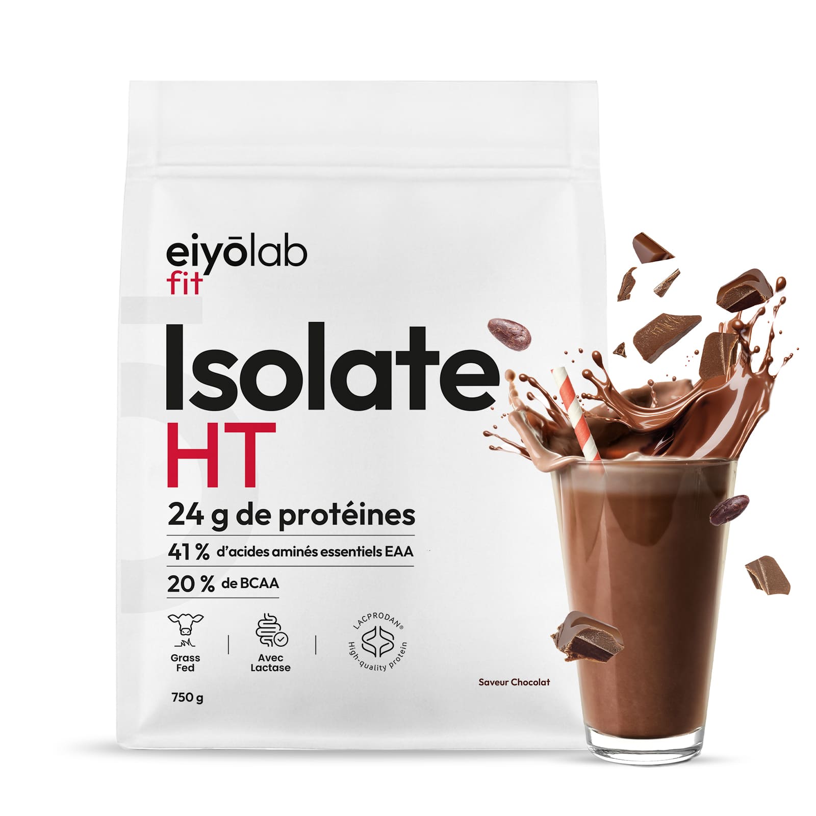 #Conditionnement_Doypack de 750g,#Saveur_Chocolat