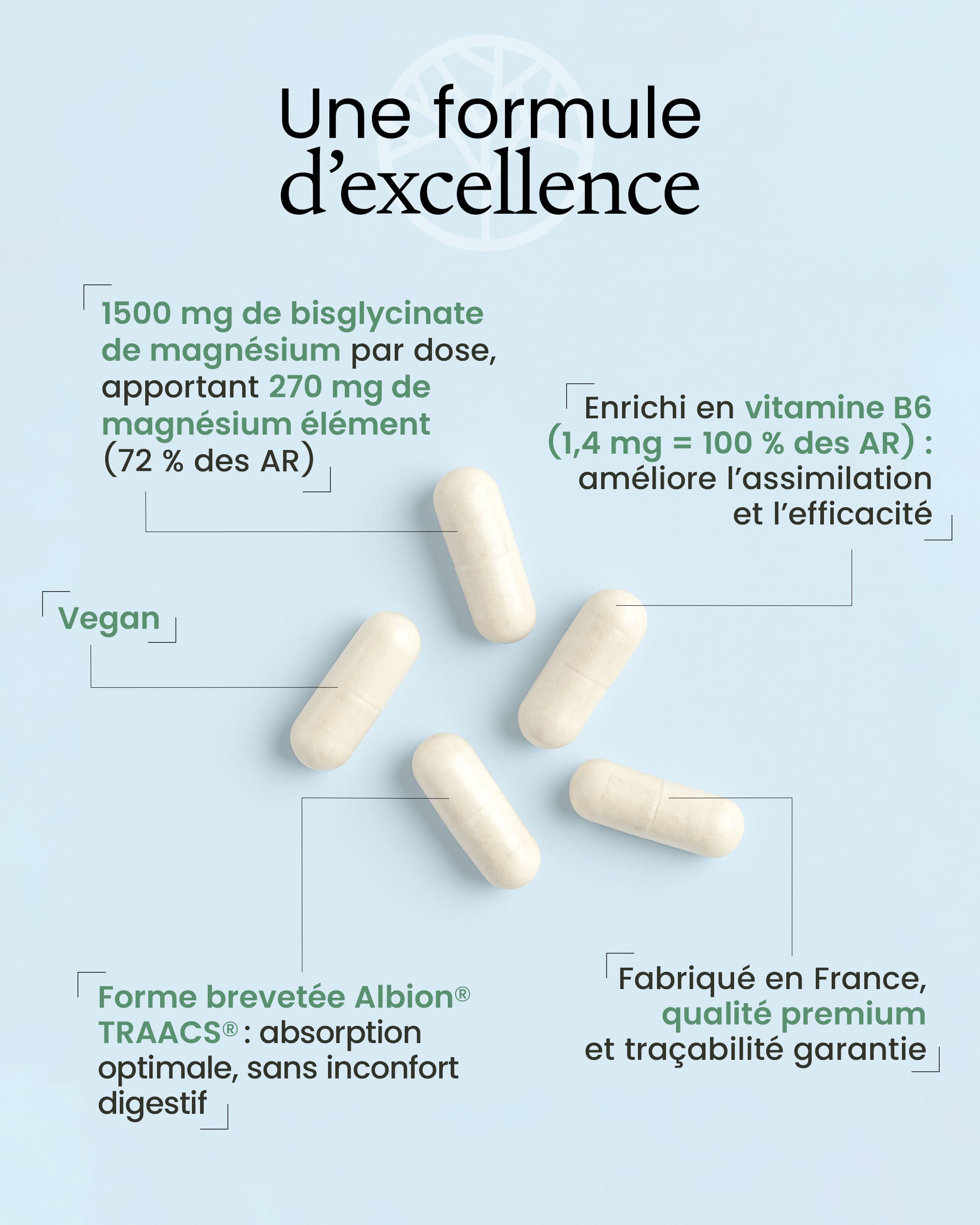 Magnésium bisglycinate 1500mg