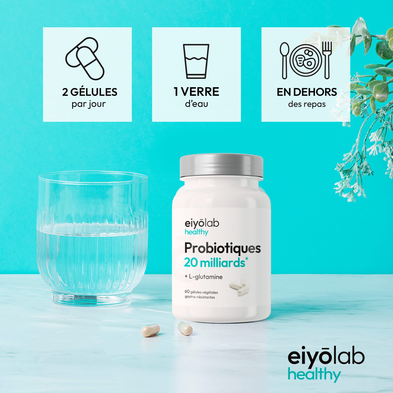 Probiotiques 20 milliards