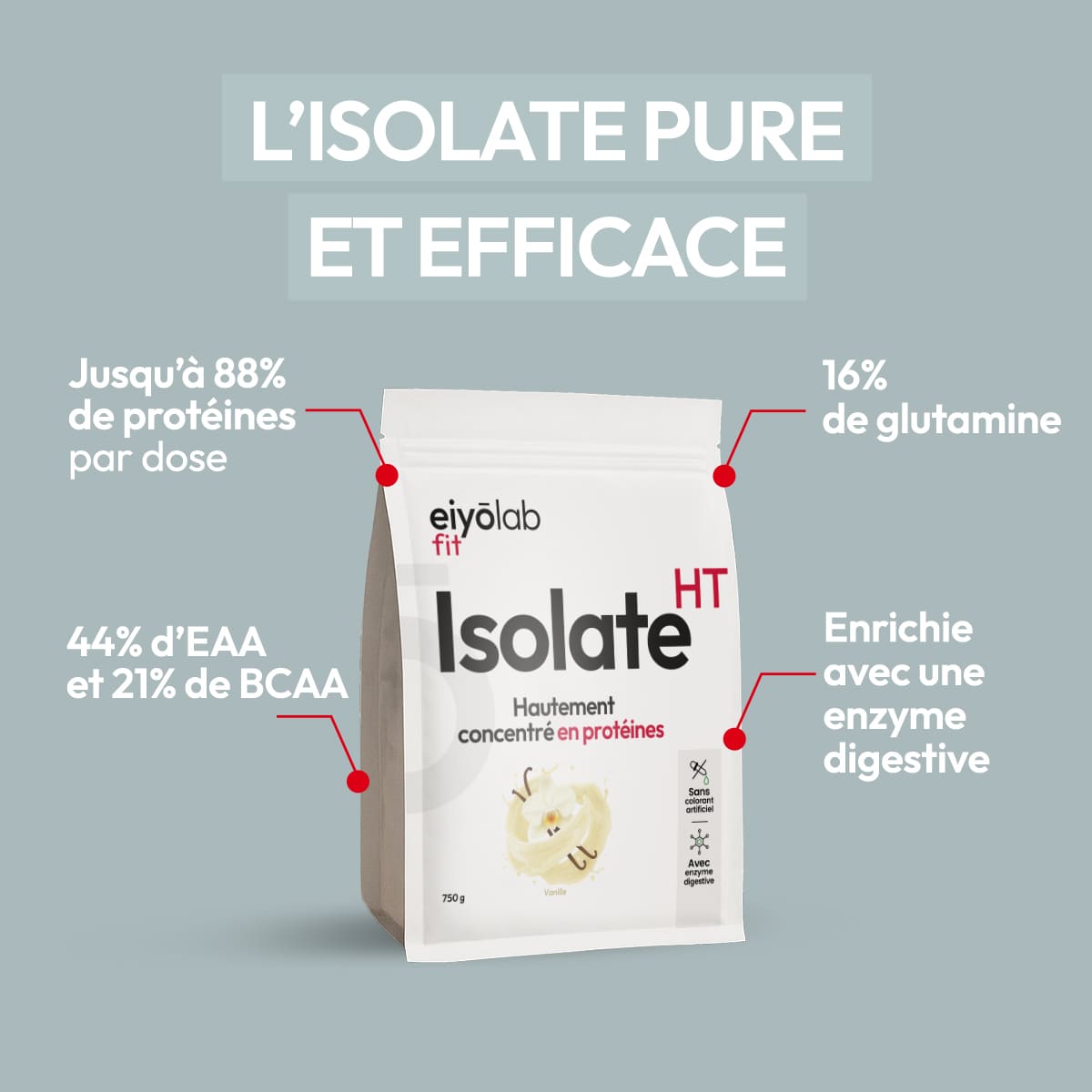 Propriétés de l'Isolate HT
