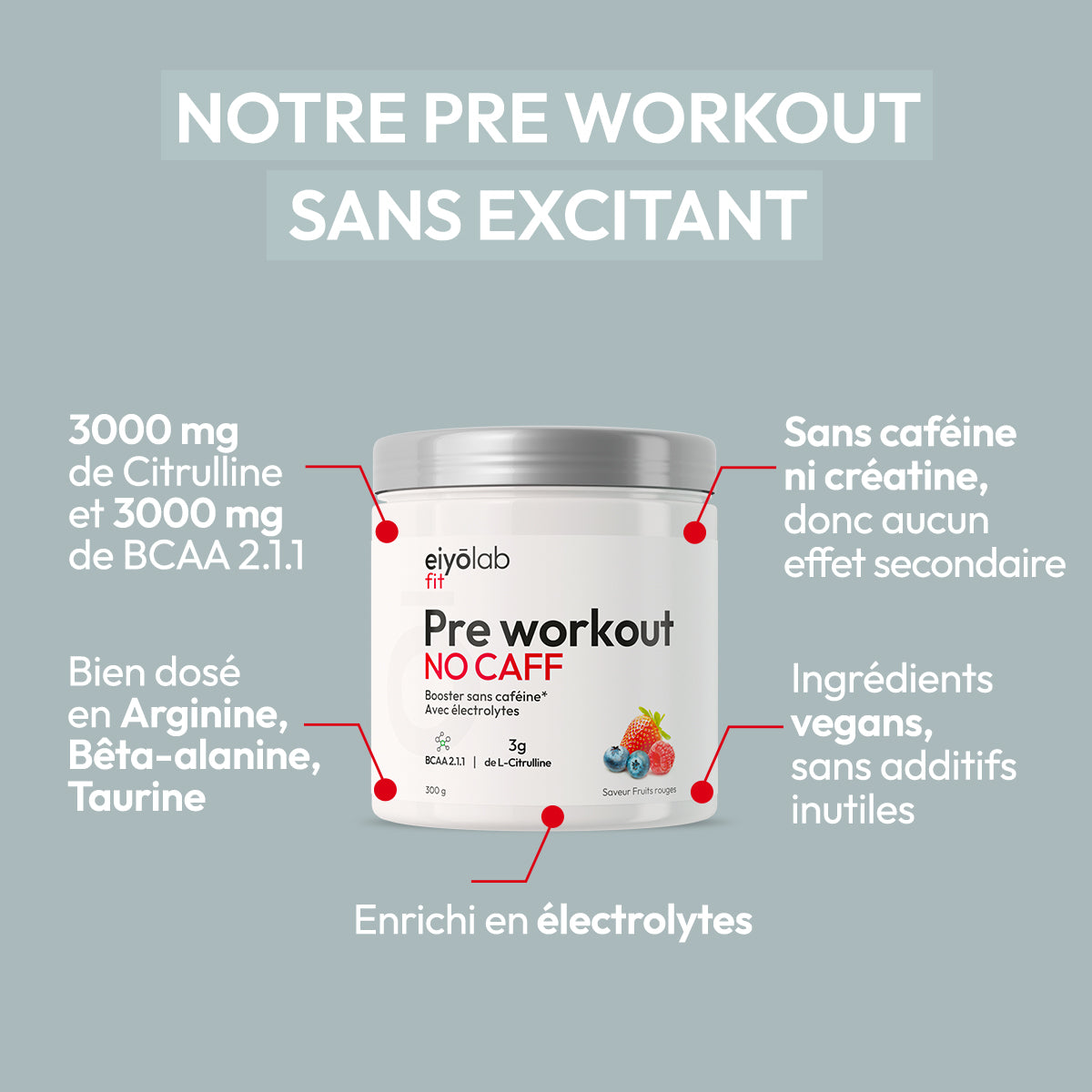 Pre Workout NO CAFF