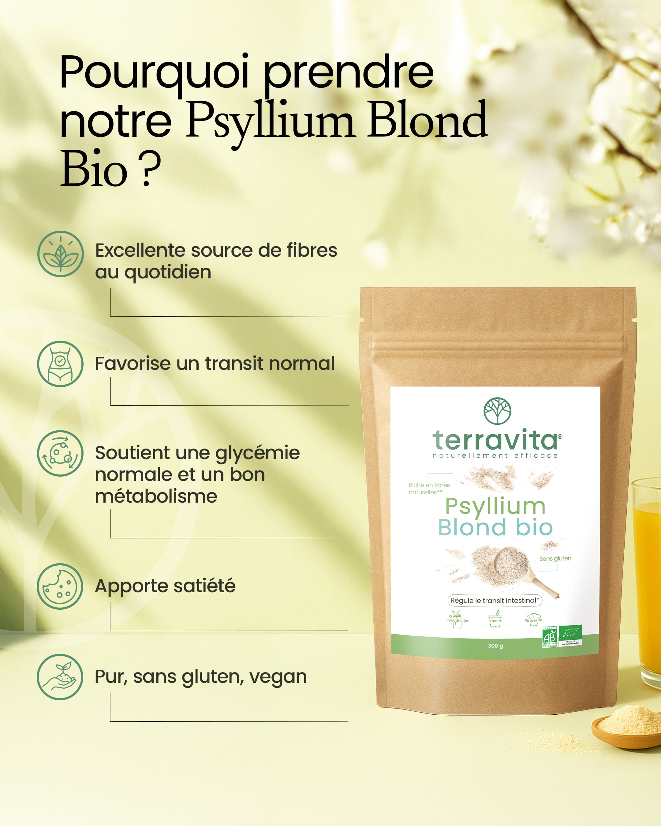 Psyllium blond bio