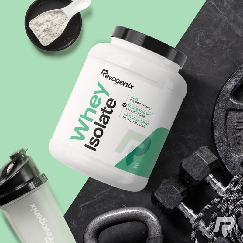 Une prise de muscle sec avec la Whey Isolate 