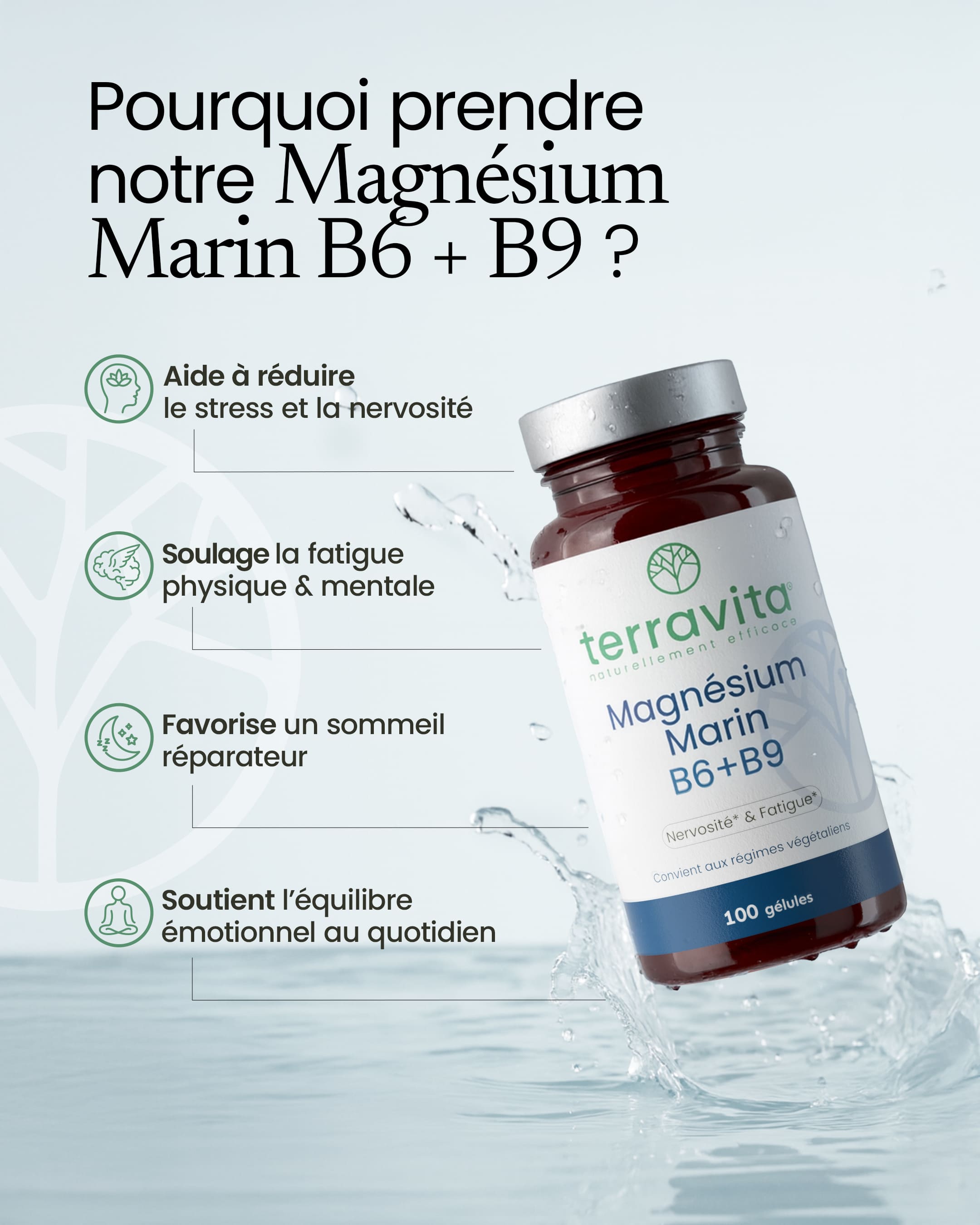 Magnésium Marin B6 B9