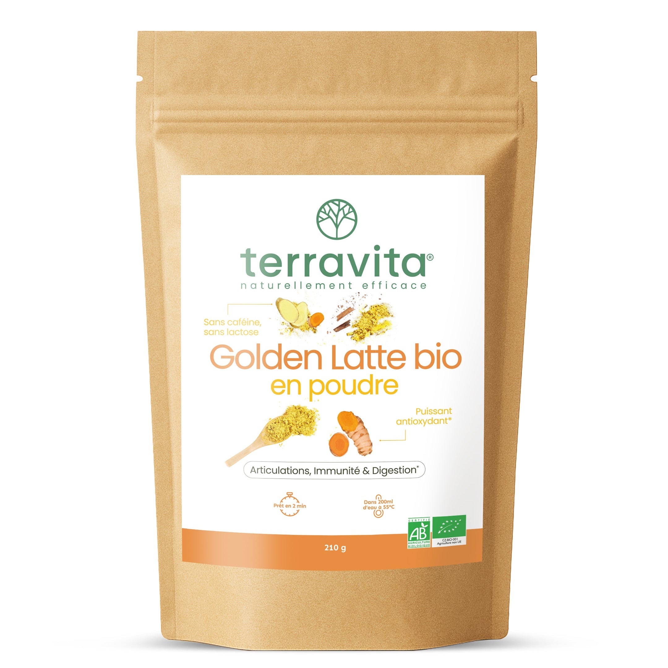 Golden latte Bio (lait d'or)