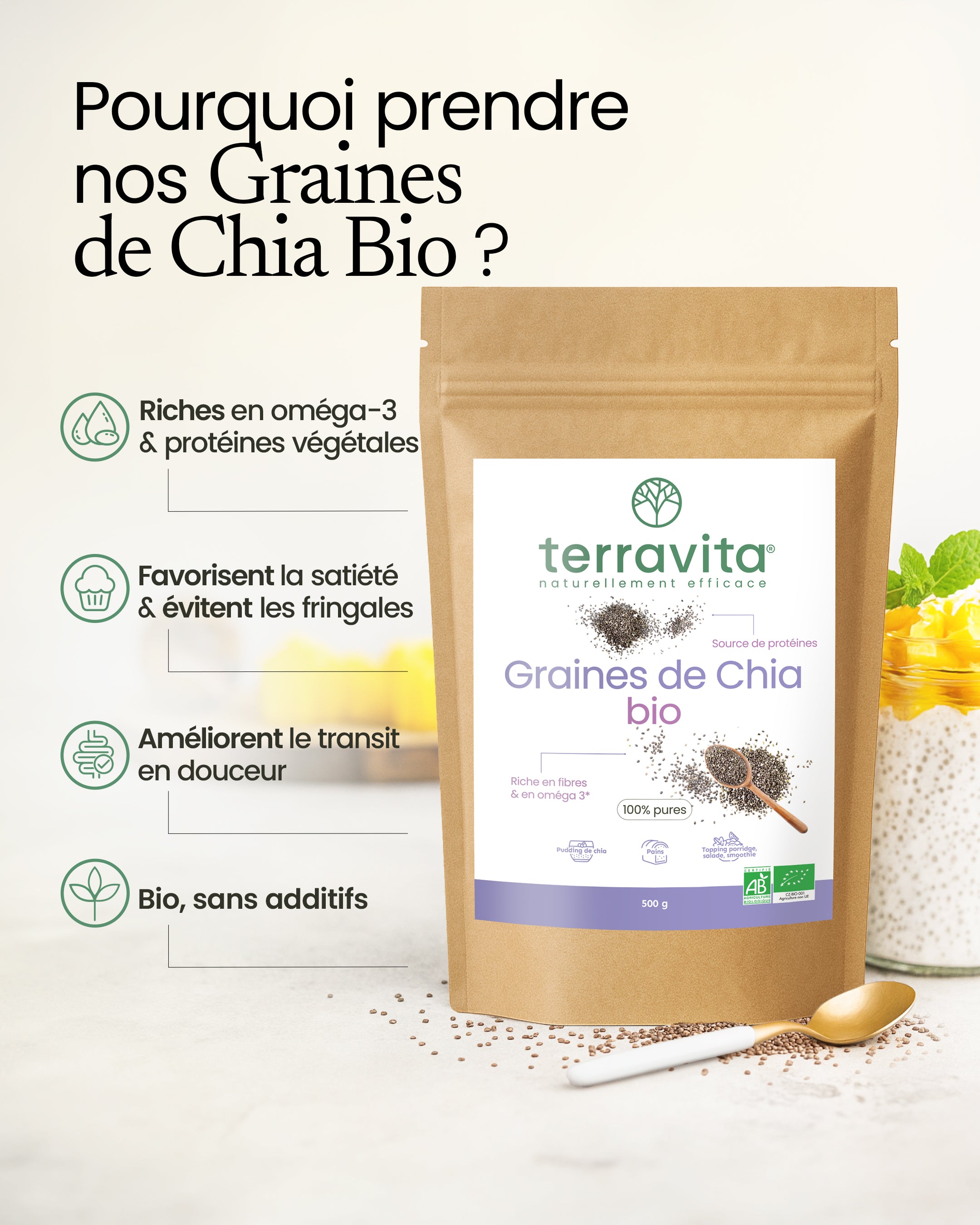 Graines de chia Bio