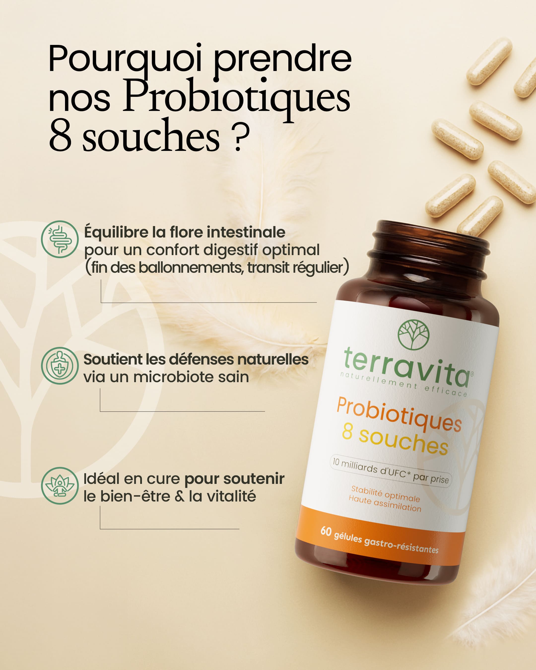 Probiotiques 8 souches