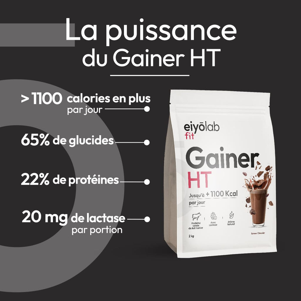 Pack double Gainer : chocolat et vanille