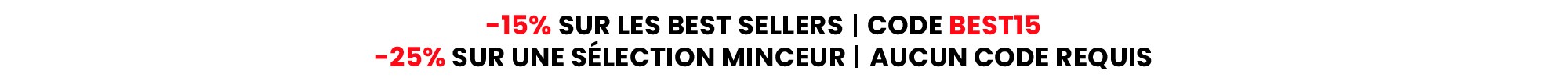 BEST SELLERS MINCEUR