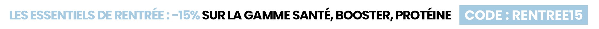 -15% sur les produits de rentrée