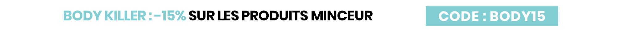-15% sur les produits minceurs