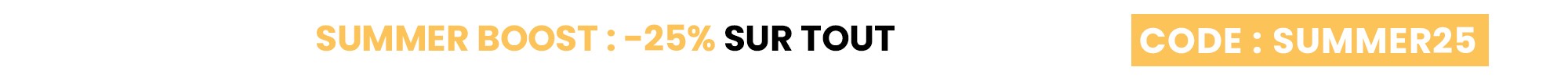 -25% sur TOUT