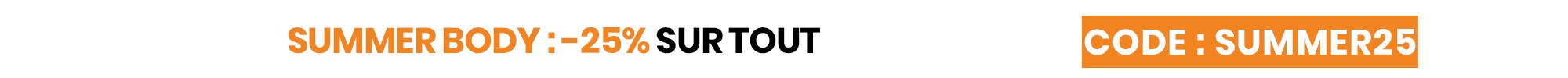 -25% sur TOUT