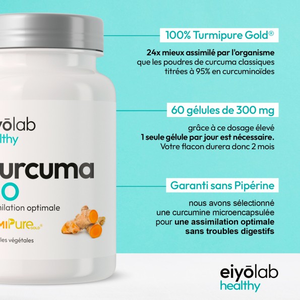 Curcuma Bio - TurmiPure Gold®