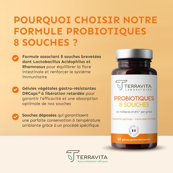 Probiotiques 8 souches