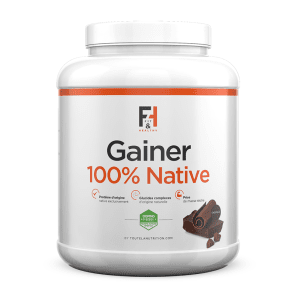 Gainer 100% Native Fraise Pot de 2kg