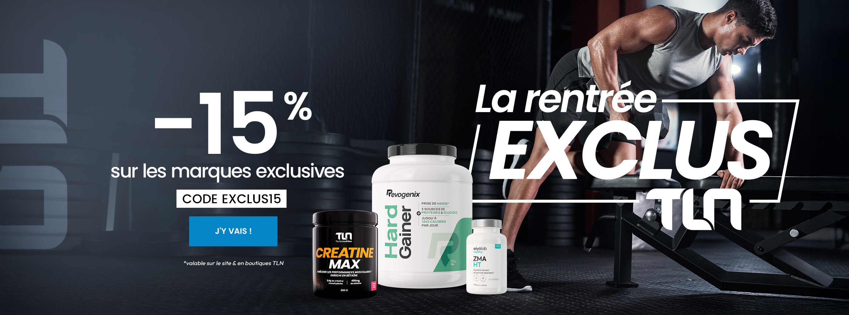 -15% sur les marques exclusives